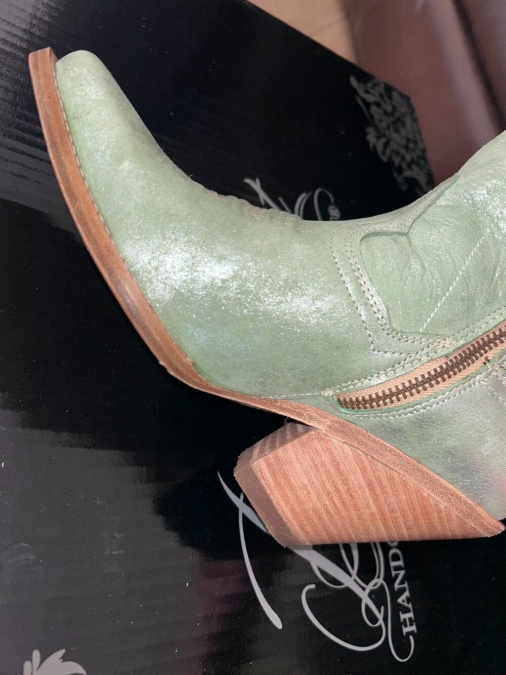 Dan Post Leather Jilted Floral Boots *NO LONGER MADE* - Picture 5 of 5